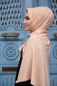 Alida - Beige Bomull Hijab - Mirach