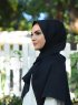 Alida - Svart Bomull Hijab - Mirach
