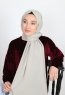 Alida - Taupe Bomull Hijab - Mirach