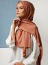 Alida - Terracotta Bomull Hijab - Mirach