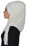 Alva - Creme Praktisk Hijab & Underslöja
