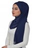 Alva - Marinblå Praktisk Hijab & Underslöja