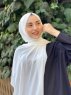 Alvina - Vit Jazz Hijab - Mirach