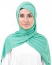 Aqua Green Grön Viskos Jersey Hijab InEssence 5VA55a