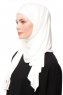Asya - Creme Praktisk Viskos Hijab