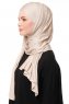 Asya - Ljus Taupe Praktisk Viskos Hijab