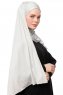 Asya - Ljusgrå Praktisk Viskos Hijab
