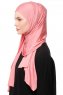 Asya - Mörkrosa Praktisk Viskos Hijab