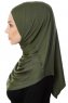 Ava - Khaki One-Piece Al Amira Hijab - Ecardin