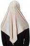 Ava - Ljus Taupe One-Piece Al Amira Hijab - Ecardin
