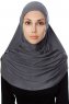 Ava - Mörkgrå One-Piece Al Amira Hijab - Ecardin