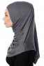 Ava - Mörkgrå One-Piece Al Amira Hijab - Ecardin