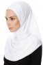 Ava - Vit One-Piece Al Amira Hijab - Ecardin