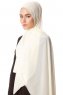 Ayla - Creme Chiffon Hijab