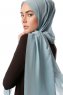 Ayla - Ljus Petrol Chiffon Hijab