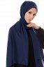 Ayla - Marinblå Chiffon Hijab