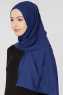 Ayla Mörk Marinblå Chiffon Hijab Sjal 300404b
