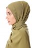 Ayla - Olivgrön Chiffon Hijab
