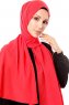Ayla - Röd Chiffon Hijab