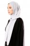 Ayla - Silver Chiffon Hijab