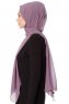 Ayla - Violet Chiffon Hijab