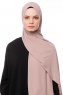 Aylin - Gammelrosa Medine Silk Hijab - Gülsoy