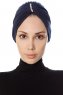 Aynur - Marinblå Turban