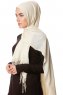 Aysel - Ljus Beige Pashmina Hijab - Gülsoy
