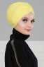 Fiona - Gul Bomull Turban - Ayse Turban