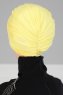 Fiona - Gul Bomull Turban - Ayse Turban