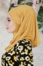 Wilda - Senapsgul Bomull Hijab