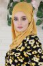 Wilda - Senapsgul Bomull Hijab