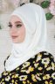 Wilda - Creme Bomull Hijab