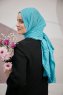 Serap - Turkos Bamboo Crash Hijab