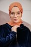 Serap - Tegelröd Bamboo Crash Hijab