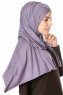 Betul - Mörklila 1X Jersey Hijab - Ecardin