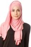Betul - Mörkrosa 1X Jersey Hijab - Ecardin