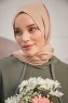 Ceyda - Mörk Caramel Cazz Hijab