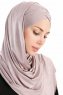 Cansu Stengrå 3X Jersey Hijab Sjal Ecardin 200938-4