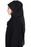 Carin - Svart Praktisk Chiffon Hijab
