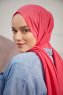 Silky Plain - Dark Pink Hijab