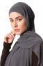 Derya - Antracit Praktisk Chiffon Hijab
