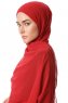 Derya - Bordeaux Praktisk Chiffon Hijab
