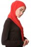 Derya - Hallonröd Praktisk Chiffon Hijab