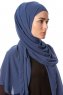Derya - Indigo Praktisk Chiffon Hijab