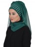 Diana Mörkgrön Praktisk Hijab Ayse Turban 326205a