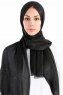 Dilsad Svart Hijab Sjal Madame Polo 130016-1