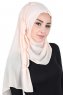 Disa - Beige Praktisk Chiffon Hijab