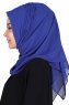Disa - Blå Praktisk Chiffon Hijab