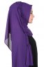 Disa - Lila Praktisk Chiffon Hijab